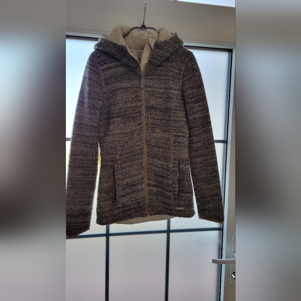 Bench lined sweater jacket